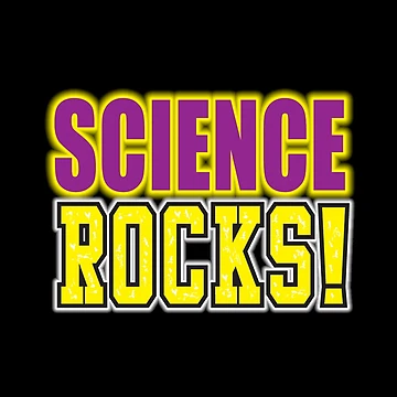 Artwork thumbnail, 'Science Rocks!' (Black) by The Button Gal