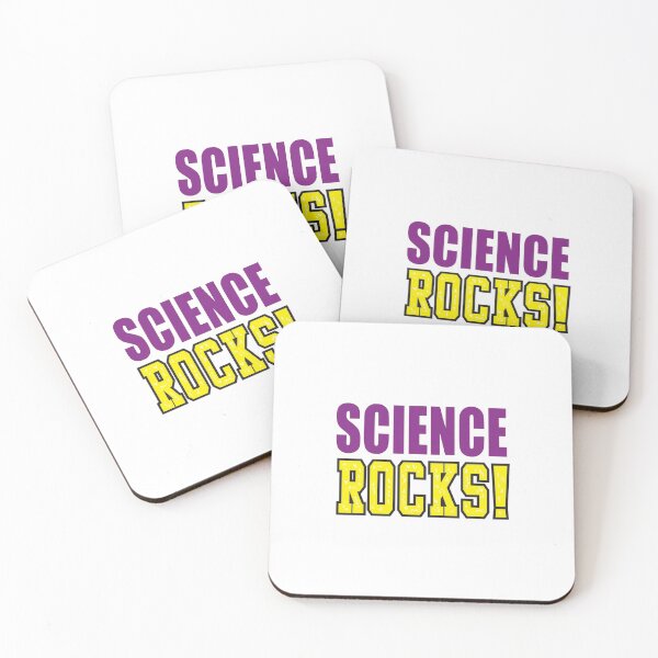 Item preview, 'Science Rocks!' (White) designed and sold by The Button Gal.