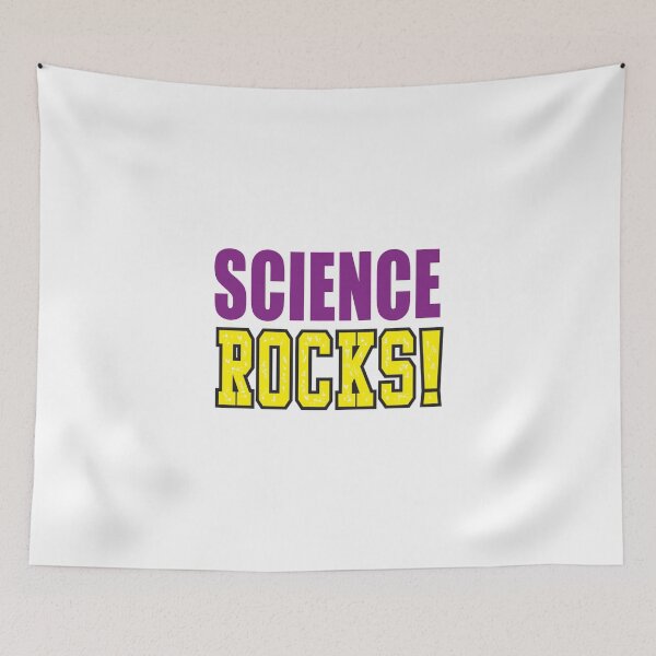 Item preview, 'Science Rocks!' (White) designed and sold by The Button Gal.