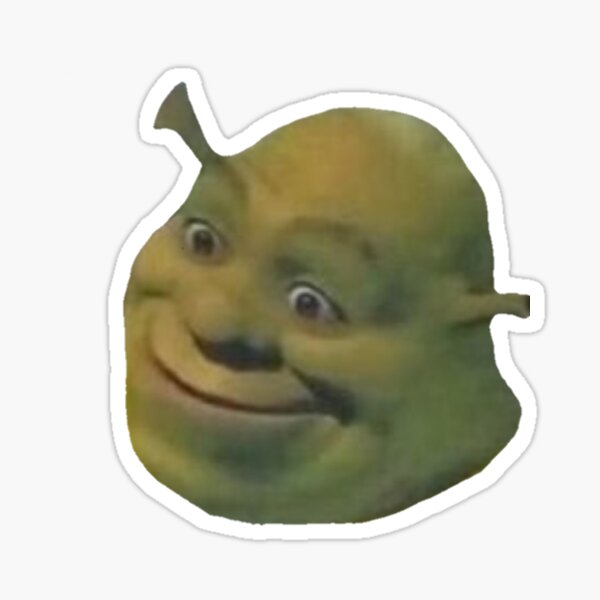 Shrek Meme Stickers Redbubble - shrek decal 2 roblox