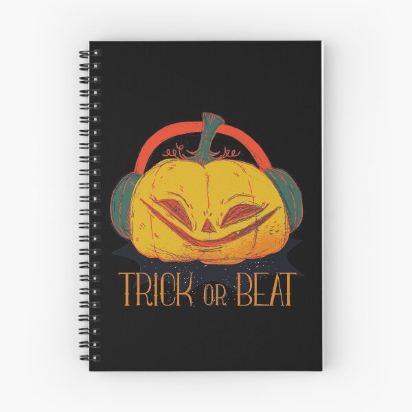Item preview, Halloween pumpkin with headphones. designed and sold by emphatic.