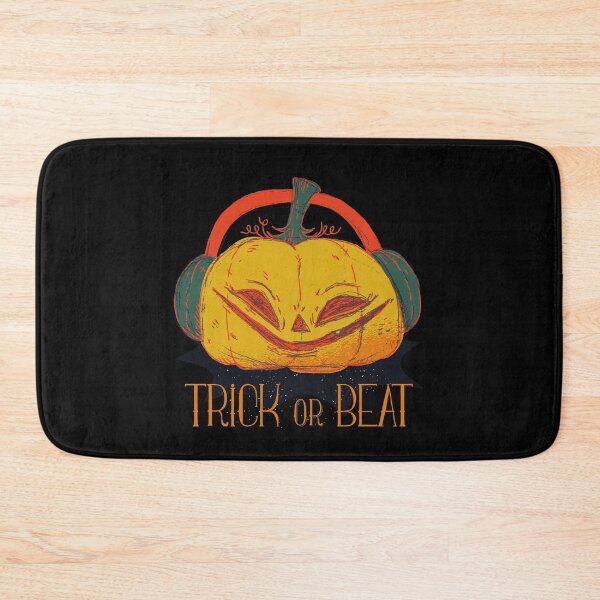 Item preview, Halloween pumpkin with headphones. designed and sold by emphatic.