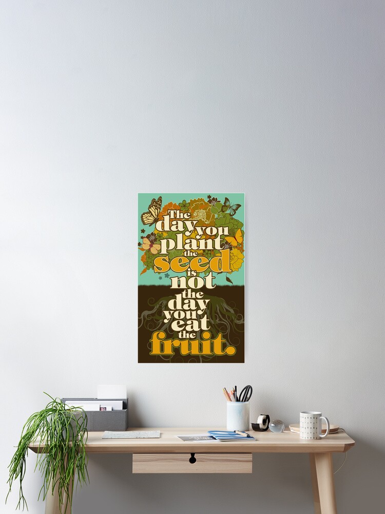 Thumbnail 2 of 3, Poster, Plant the Seed designed and sold by fellowearthling.