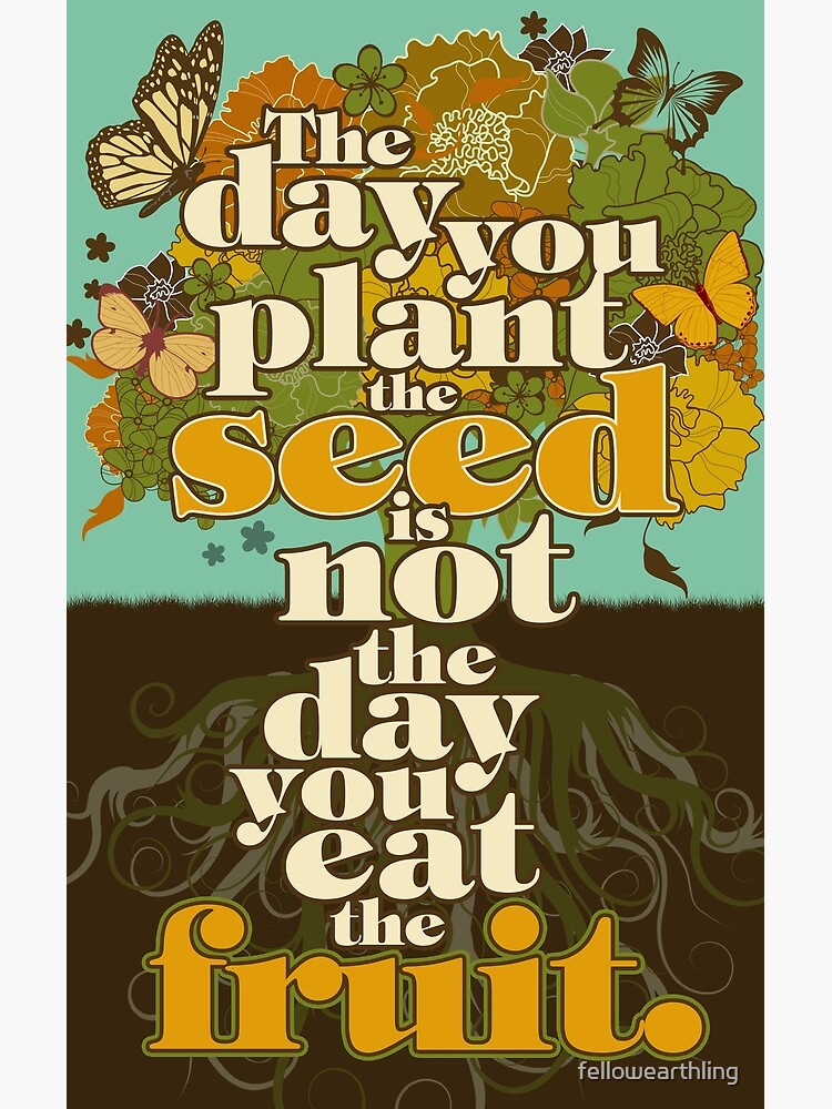 Thumbnail 3 of 3, Poster, Plant the Seed designed and sold by fellowearthling.