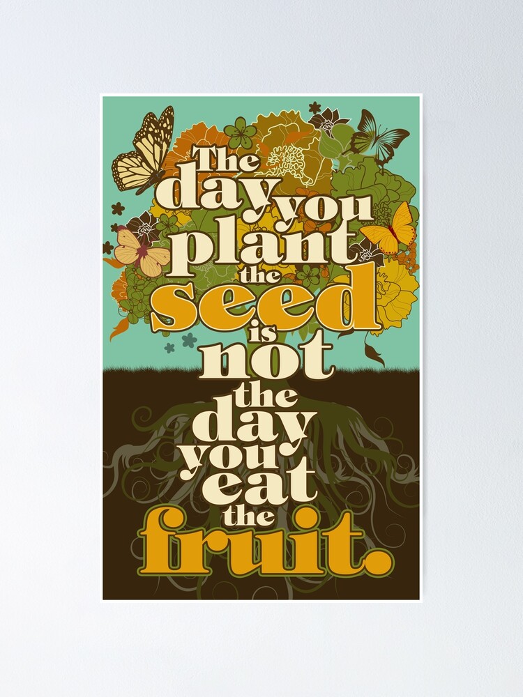 Thumbnail 1 of 3, Poster, Plant the Seed designed and sold by fellowearthling.