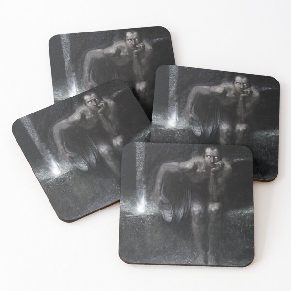 Item preview, Lucifer by the German artist Franz Stuck 1890 designed and sold by immortalpeaches.