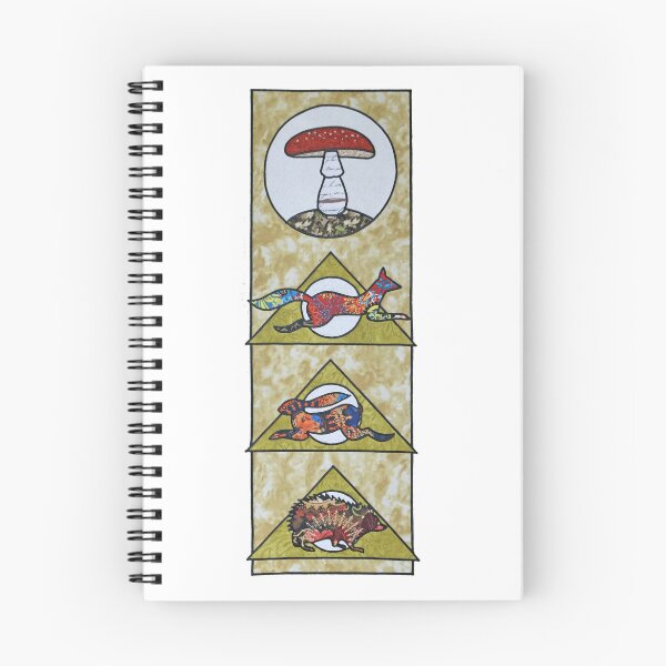 Item preview, Mushroom, Fox, Hare and Hedgehog Design designed and sold by PollyLind.