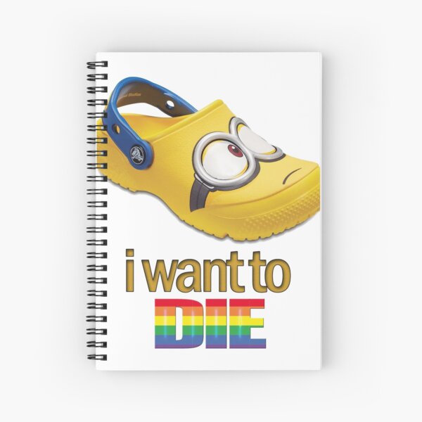 What are you doing in my Shrek Crocs Spiral Notebook for Sale by