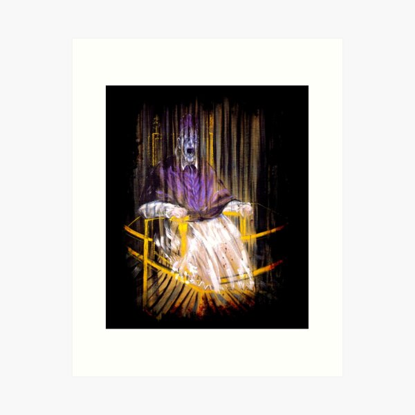 Item preview, Francis Bacon Screaming Pope painting art lover gift t shirt designed and sold by Johannesart.