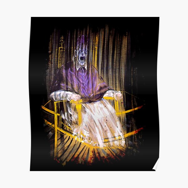 Francis Bacon Screaming Pope painting art lover gift t shirt Poster