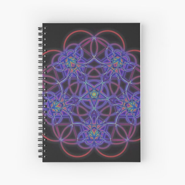 #Pattern, #design, #tracery, #weave  Spiral Notebook