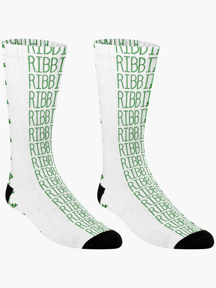 Thumbnail 3 of 5, Socks, Ribbit Logo designed and sold by RiBBit15.