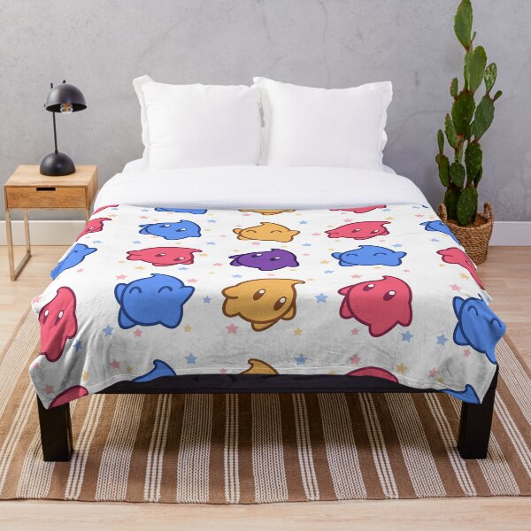 Super Mario Throw Blankets Redbubble