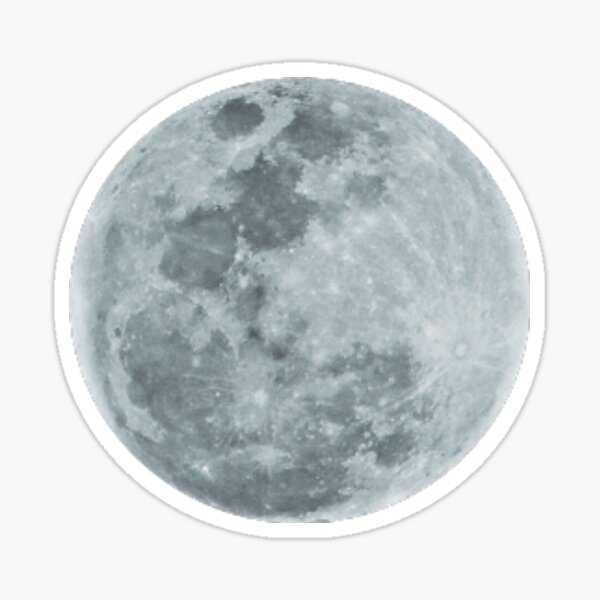 moon sticker Sticker