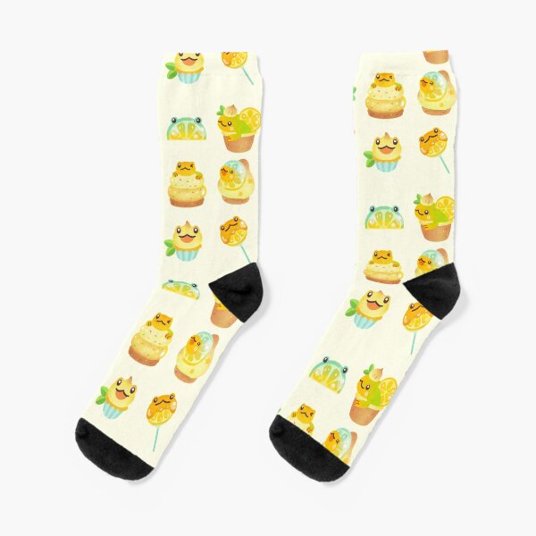 Sweet Lemon frog Socks