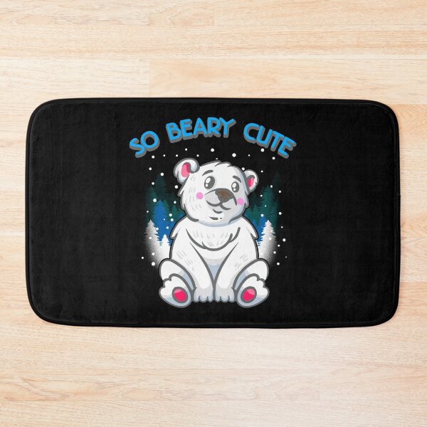 Item preview, So Beary Cute Adorable Polar Bear Cub Pun designed and sold by perfectpresents.