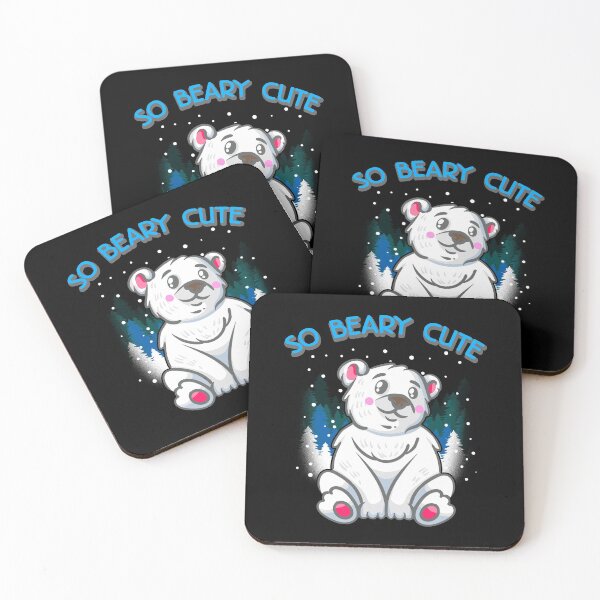 Item preview, So Beary Cute Adorable Polar Bear Cub Pun designed and sold by perfectpresents.