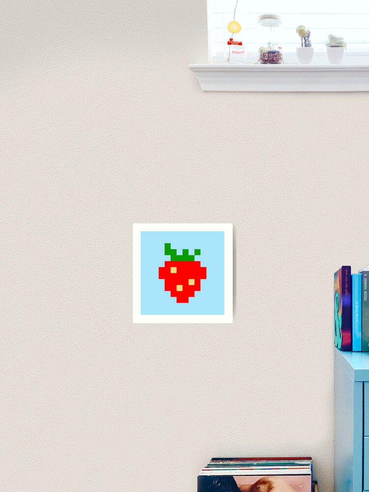 Strawberry pixel art kit – Noteworthy Art Kits