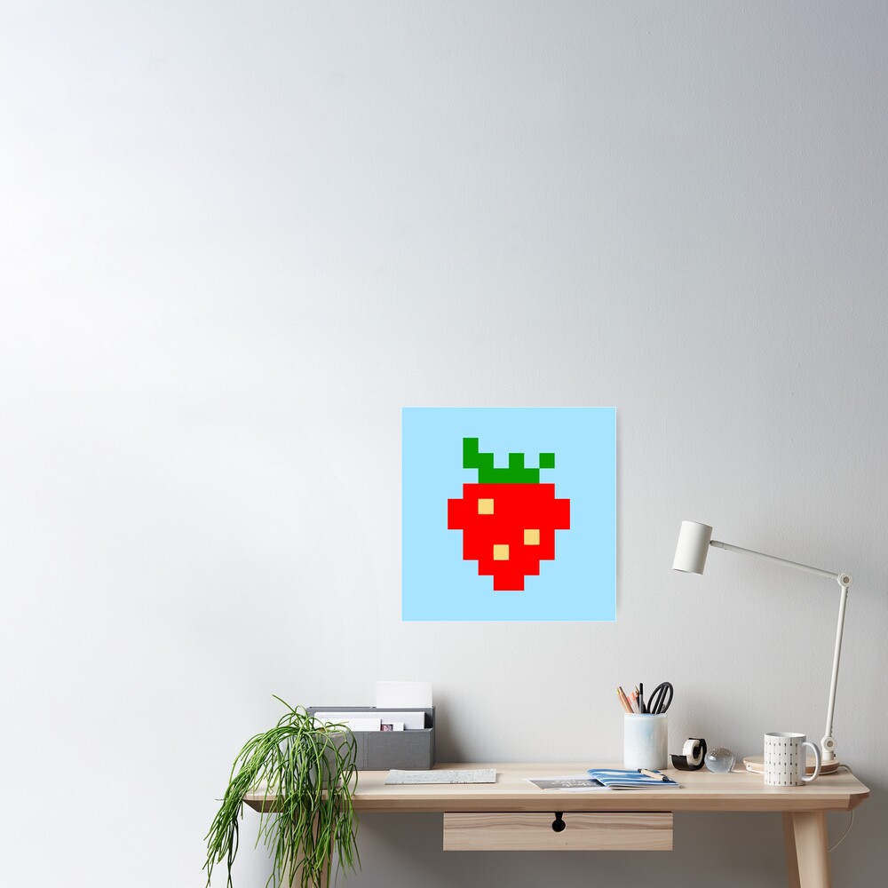 Strawberry pixel art kit – Noteworthy Art Kits