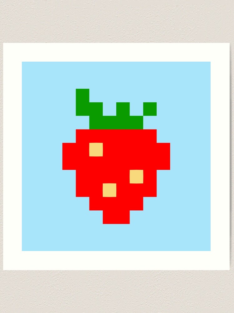 Strawberry pixel art kit – Noteworthy Art Kits