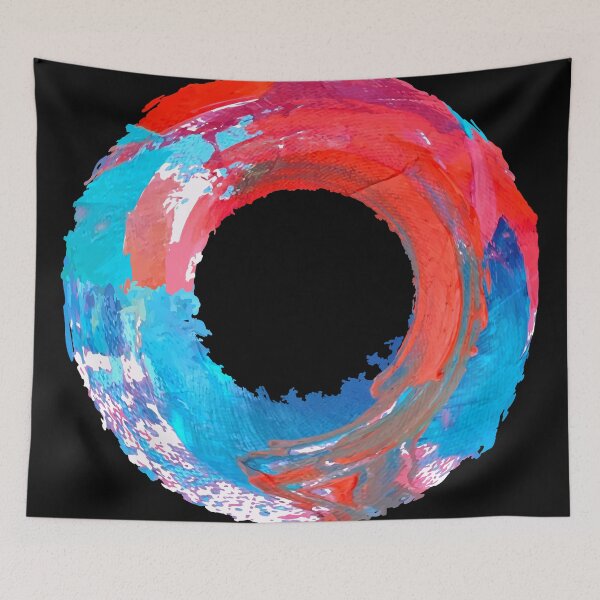 Item preview, Colorful circle shape design, brush stroke designed and sold by HAKKI ARSLAN.