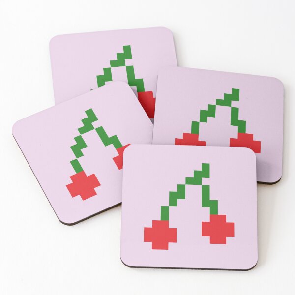 Item preview, Pixel Art Cherries designed and sold by SmilyLily.