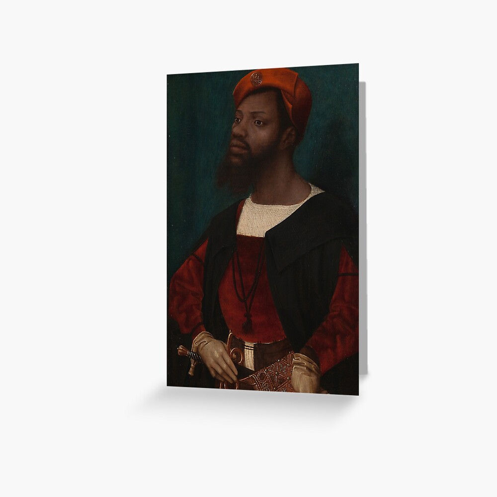 Portrait of an African Man Greeting Card