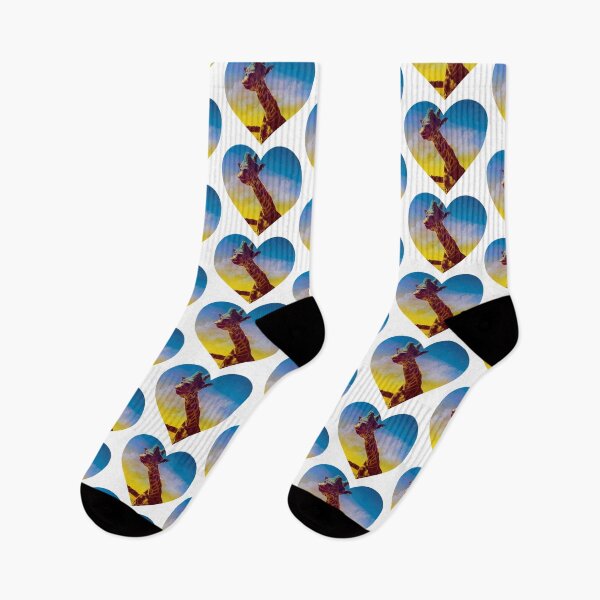 Item preview, Friendly Giraffe Heart designed and sold by LukeRosenberg.