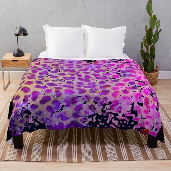 Item preview, Purple leopard skin texture, print art designed and sold by HAKKI ARSLAN.