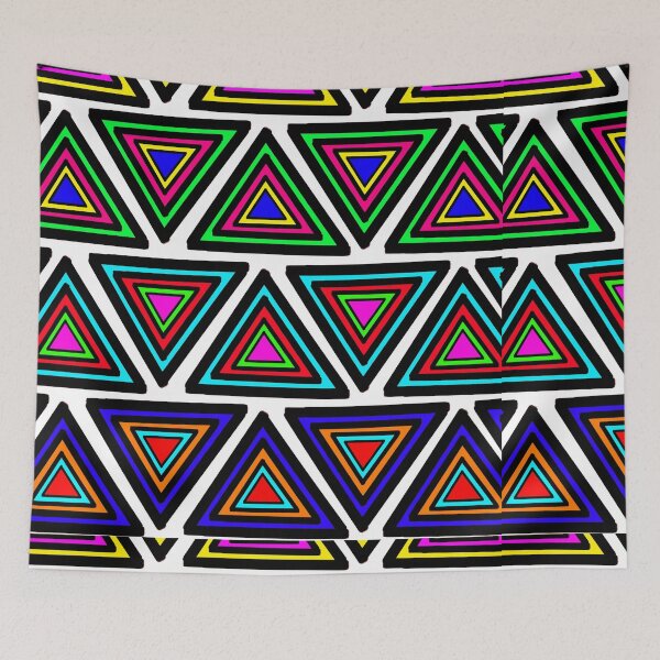 Item preview, Tiled [Colored Triangles] designed and sold by mokartmart.