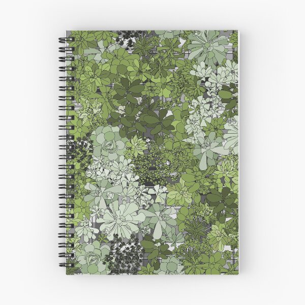 Item preview, Succulents on grey plaid designed and sold by CopperCatkin.