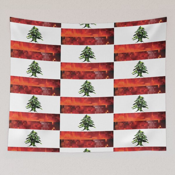 Aperçu de l'œuvre Drapeau de la révolution libanaise créée et vendue par Mirajs.