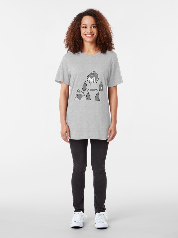 Alternate view of Steam Boat Megaman Slim Fit T-Shirt