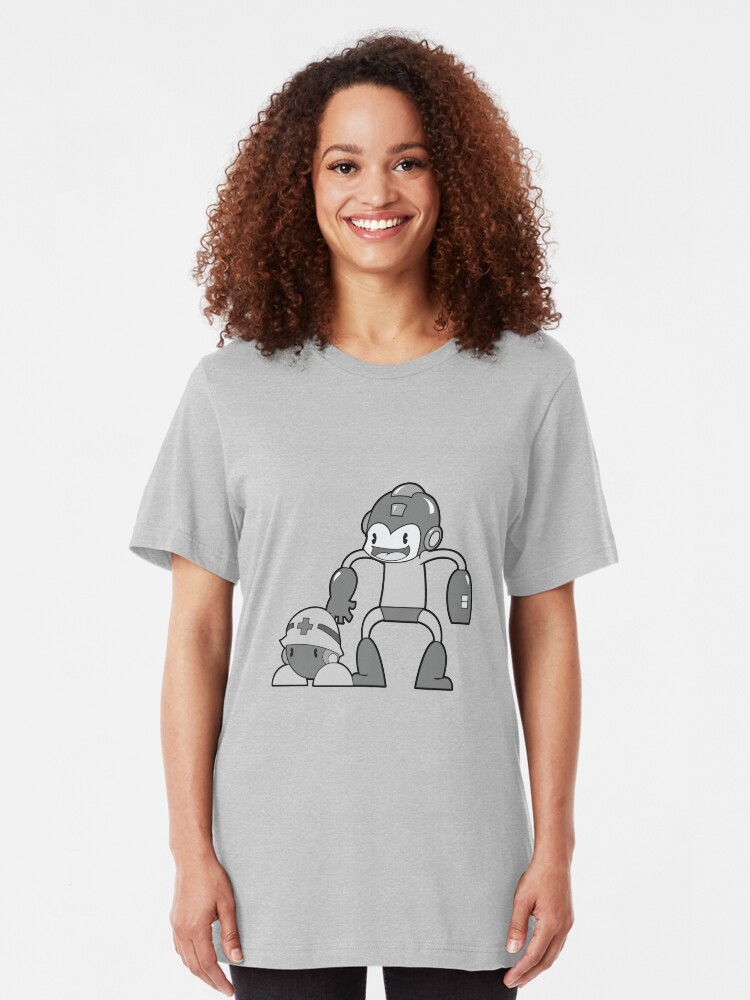 Alternate view of Steam Boat Megaman Slim Fit T-Shirt