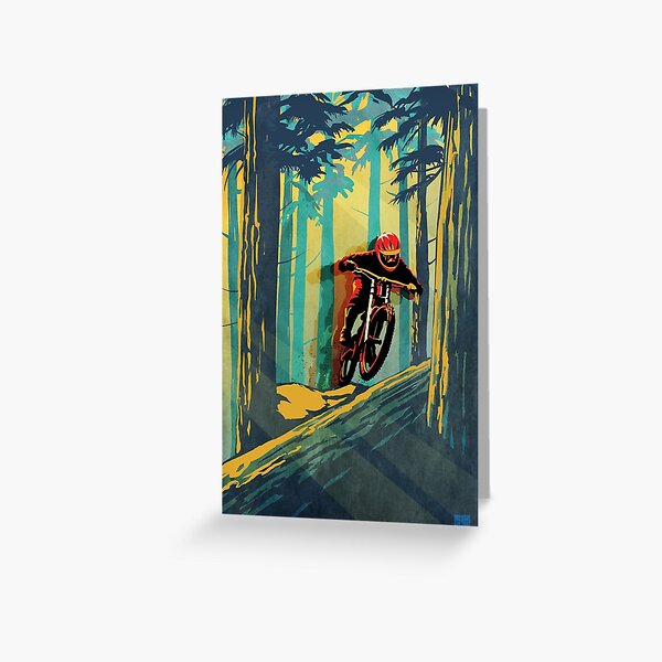 Item preview, Forest log mountain bike ghost jumper designed and sold by SFDesignstudio.