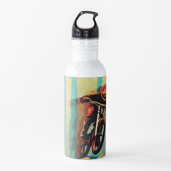 Forest log mountain bike puente fantasma Botella de agua