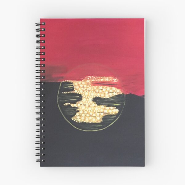 Item preview, Aboriginal dot painting - dusk flag designed and sold by Melchime.