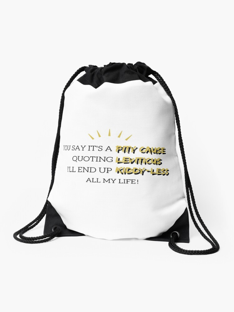 Sac A Cordon Six The Musical Citation De Catherine D Aragorn Par Sarcasticfloof Redbubble