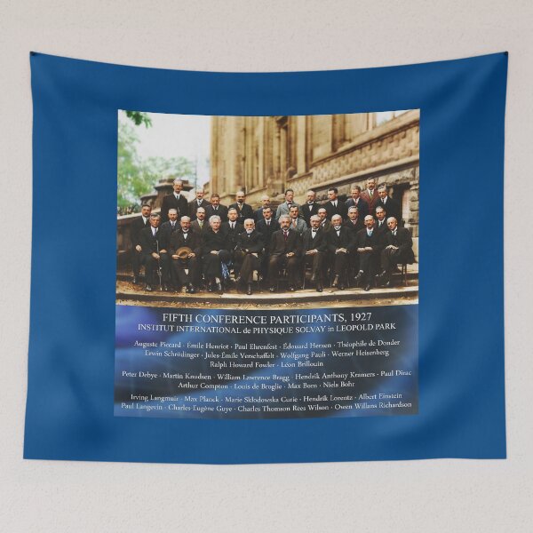 Item preview, 1927 Solvay Conference (LISA wave bg), posters, prints designed and sold by GodsAutopsy.