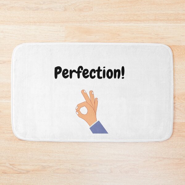 Item preview, Perfection Hand Sign designed and sold by TextyQuotes.