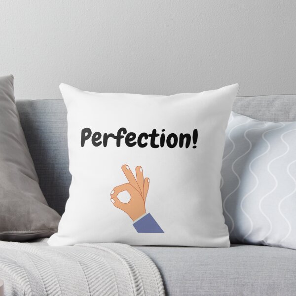 Item preview, Perfection Hand Sign designed and sold by TextyQuotes.