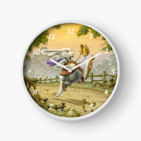 I'm Late! - Alice in Wonderland Clock