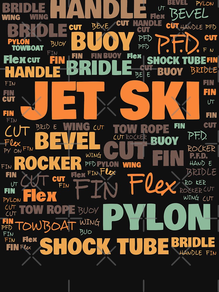 "Jet Ski Terminology Commonly Used Jet Skiing Terms" Tshirt for Sale
