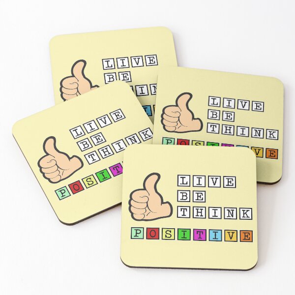 Item preview, Live, Think and Be Positive designed and sold by Pino 'Delfino' Esposito.