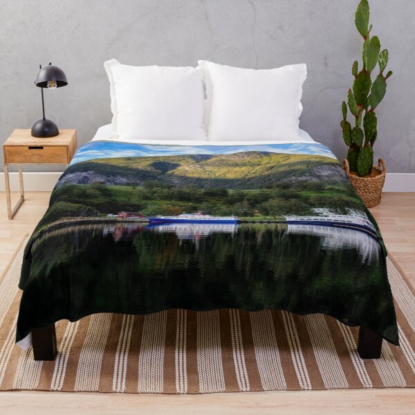 Item preview, Boats at Dock - Flam, Norway designed and sold by Kathy Weaver.