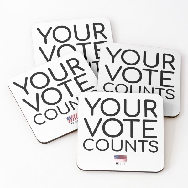 Item preview, Your Vote Counts Black designed and sold by felixbunny.