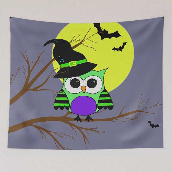 Item preview, Halloween Owl designed and sold by Silvia Galliani.