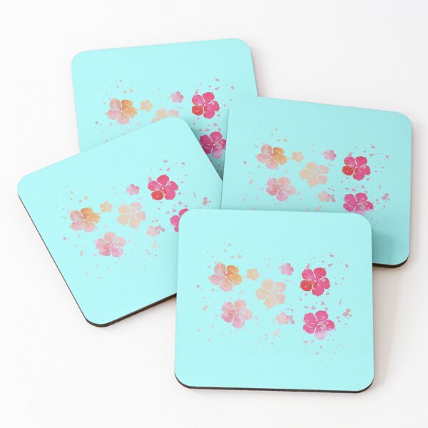Item preview, Flower Splash on Blue designed and sold by RosalieReeves.