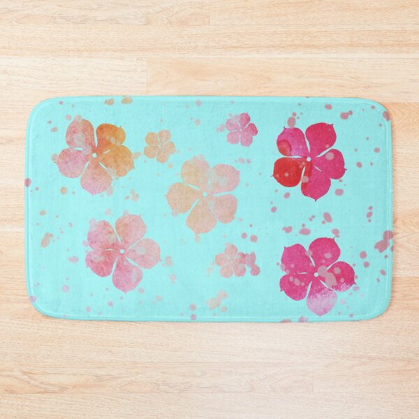 Item preview, Flower Splash on Blue designed and sold by RosalieReeves.
