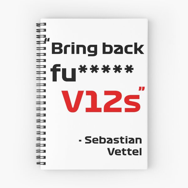 Item preview, Bring Back fu***** V12s -Sebastian Vettel designed and sold by andreanastasio.